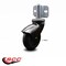 Service Caster 3'' Black Neoprene Rubber Caster Side Mount Bracket SCC-GR03S310-NPRB-BK-71678-CB180 - alternate 2